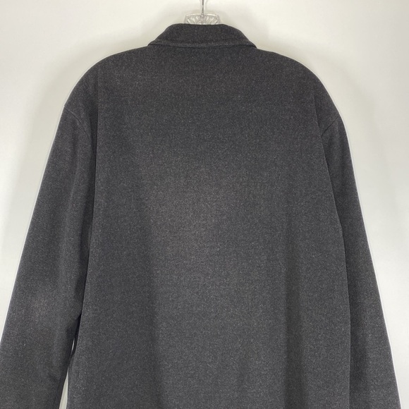 VTG Country Shop Black Wool Cashmere Blend Button Pea Coat Size 14 Germany Made - Picture 5 of 8